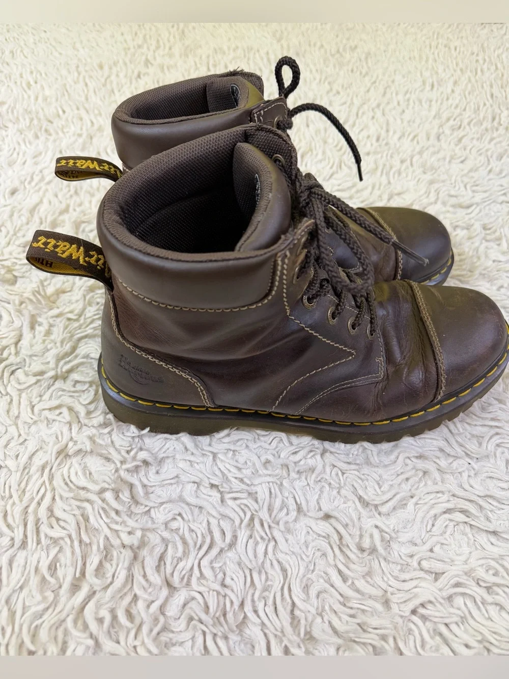 Dr. Martens Ranch Lace-up Cap Toe Work Boot Brown